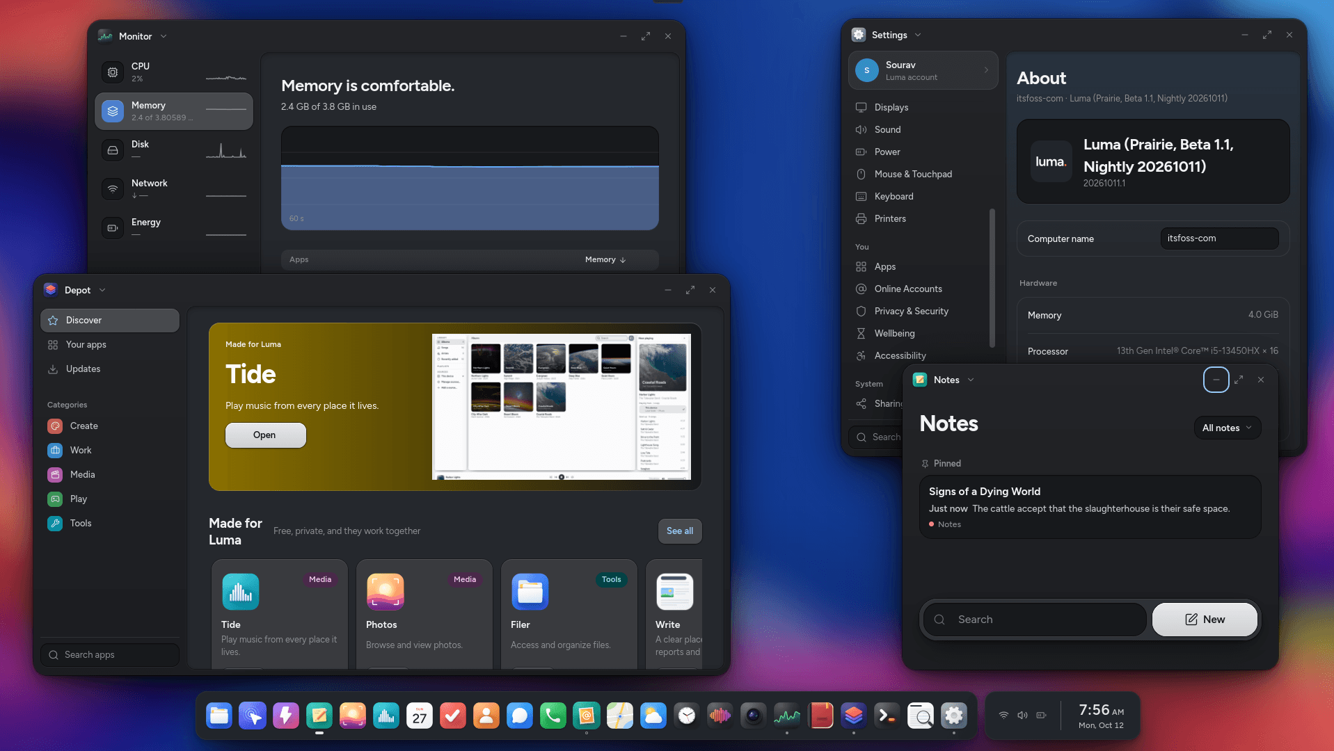 Luma Linux:继Ubuntu之后,统一多设备体验的雄心之作
