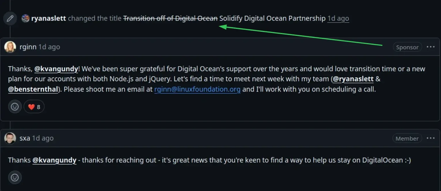 DigitalOcean悄然关停开源积分计划,大型项目获特殊待遇